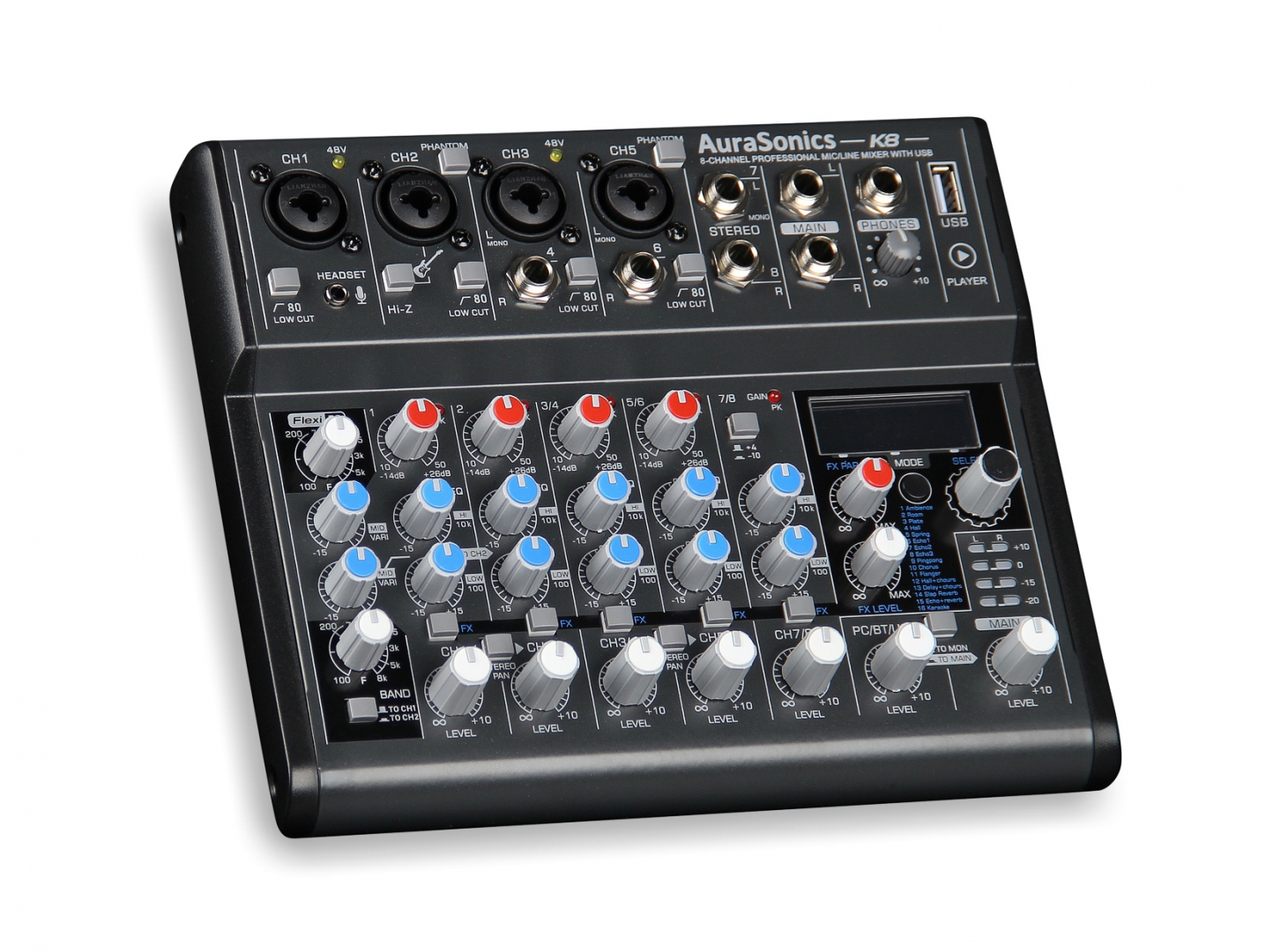 AuraSonics K8 компактный микшерный пульт в Белгородской области