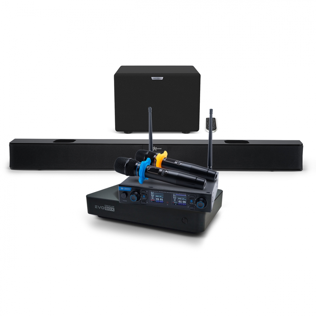 Hi-End караоке-система EVOBOX Premium + EvoSoundBar (саундбар с караоке) в Белгородской области
