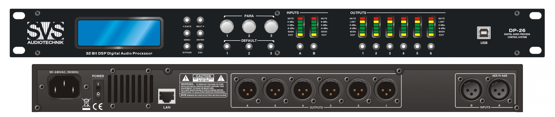 SVS Audiotechnik DP-26 Цифровой процессор: 2 входа 6 выходов в Белгородской области