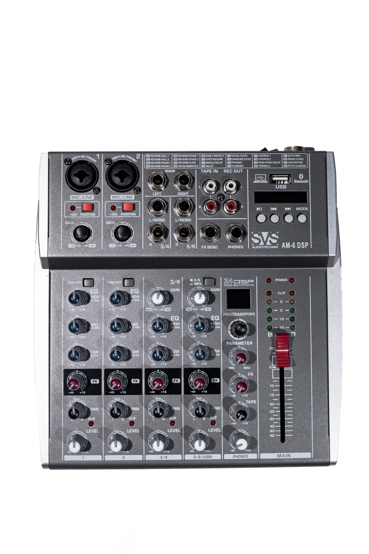 SVS Audiotechnik mixers AM-6 DSP Микшерный пульт аналоговый, 6-канальный SVS Audiotechnik mixers в Белгородской области